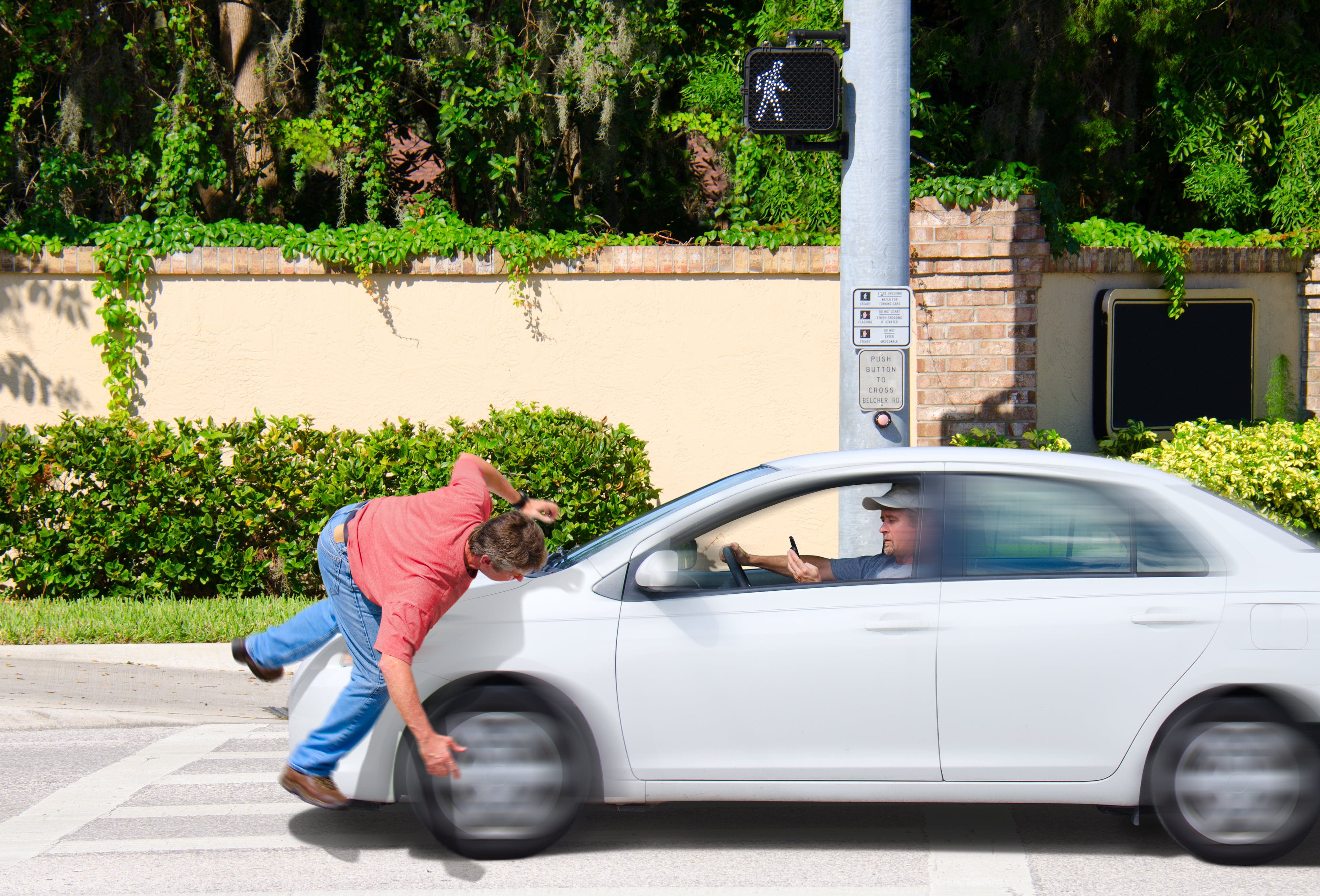 a walking car